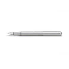 kaweco stylo plume liliput gris argent m moyenne