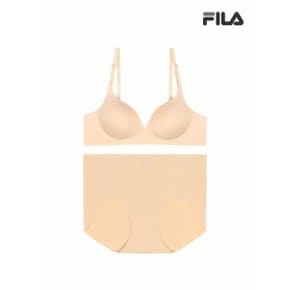 베이직 노라인 스킨 브라 팬티 세트  FI4BAE2493FSKN 2SKU _P357762738