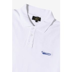 TOUNY - POLO PATCH T-shirt_White_LRTA0TS91U (남녀공용)