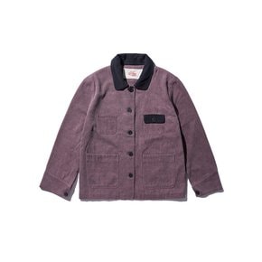 Round Pocket Work Jacket - Dusty Purple