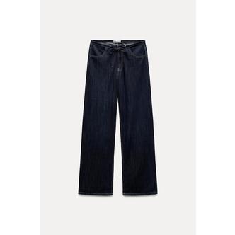 자라 리본 데님 팬츠 5520/221 DARK INDIGO