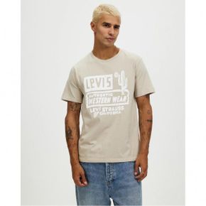 4374485 Levis Graphic Crewneck Tee - Feather Gray