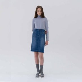 Simple denim skirt_blue