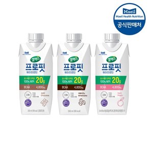 셀렉스 프로핏 웨이프로틴 드링크 330ml 3종 24팩