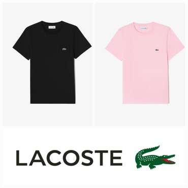 라코스테 25SS 여성 베이직 포켓 반팔 티셔츠 TF546E-55G
