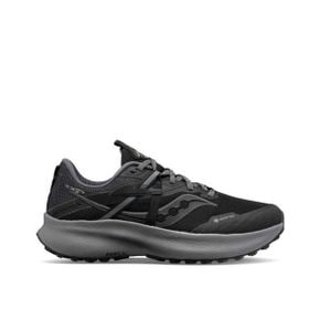 우먼 Saucony 라이드 15 TR GTX 트레일 러닝 트레이너 운동화 인 블랙 앤 차콜 8517548