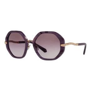 5042003 Bulgari Womens Sunglasses Marbled Amethyst 55mm