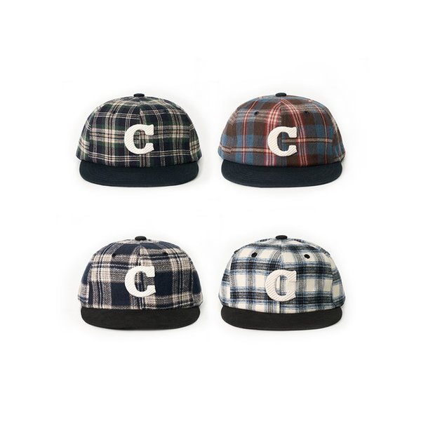 C Logo Check Cap (4 Colors)
