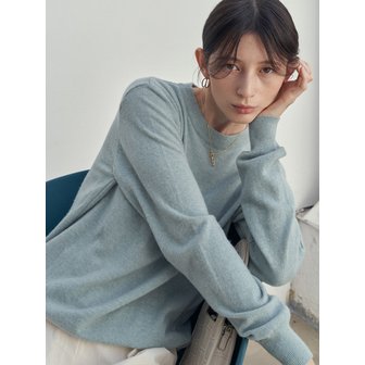 로에일 SOFT ROUND NECK KNIT_MINT