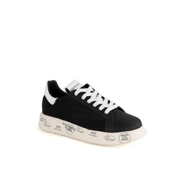 프리미아타 [25SS][PREMIATA][BELLE] 블랙 여성 벨 스니커즈 HTSO5E834BK