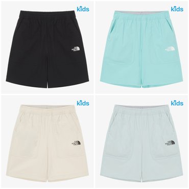 노스페이스키즈 NS6NR07 키즈 아이스데이 쇼츠 KS ICE DAY SHORTS