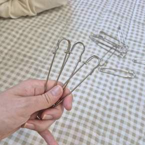 옷핀 다용도 10cm 대형 뜨개 악세사리 브로치 소품 수선 이불 특대형