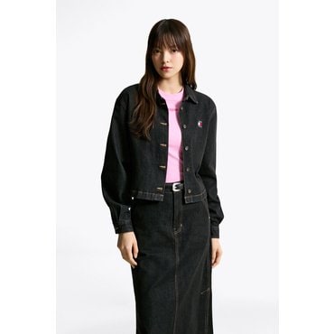 타미진스 여성 데님 크롭 셔켓 T32F6WSH10TWL1 TOMMY JEANS