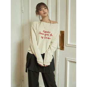 ANC EMBROIDERY BOATNECK KNIT_IVORY