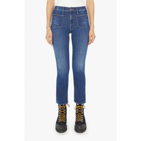 4878513 MOTHER The Insider Flood Patch Pocket Straight Leg Jeans