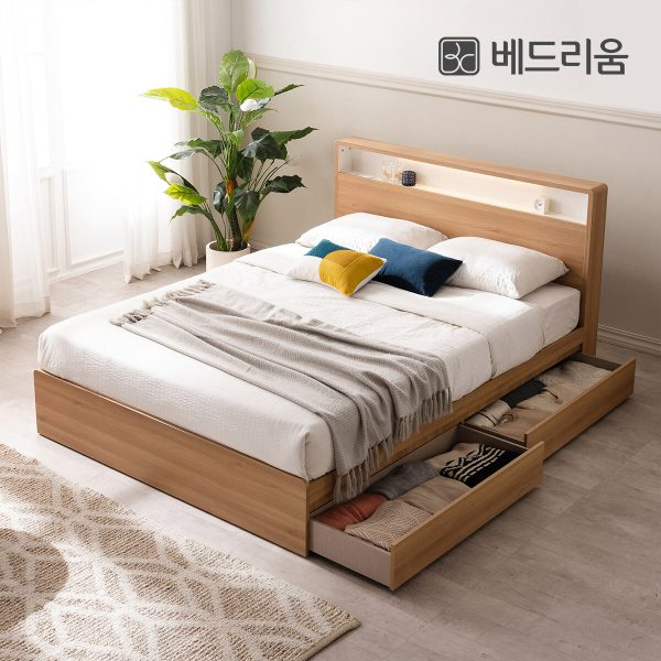 금성침대 베드리움 리밍 LED 수납침대(Q)-릴렉서 유로탑(M.H)