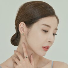 14K 핑크골드 비쥬 브라이트 한쪽(외) 귀걸이 TEJK4P00039M(HF)-W