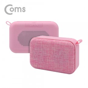 CH542 Coms 블루투스 스피커 2개 풀세트(Pink)