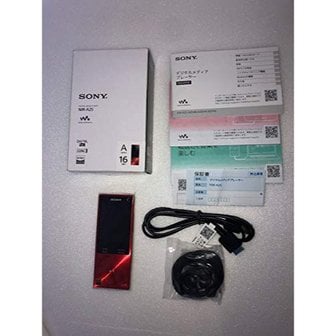  SONY 워크맨 A20 시리즈 16GB 고해상도 음원 대응 2015년 모델 시나바 레드 NW-A25 RM