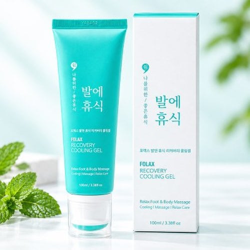포렉스 발에휴식 노터치 쿨링젤 발 종아리 마사지 100ml 2