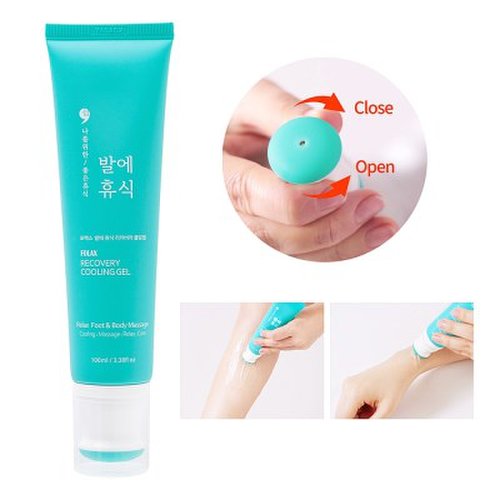 포렉스 발에휴식 노터치 쿨링젤 발 종아리 마사지 100ml 5