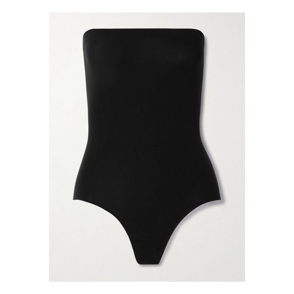 발레 스트랩리스 스트레치 저지 보디스 블랙 1647597354388327