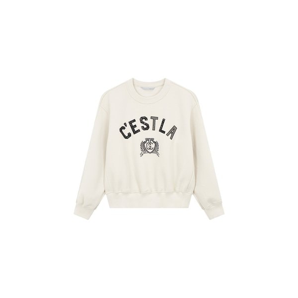 [시흥점] [지컷] 엠브로이더리 레터링 맨투맨 (7223340607)