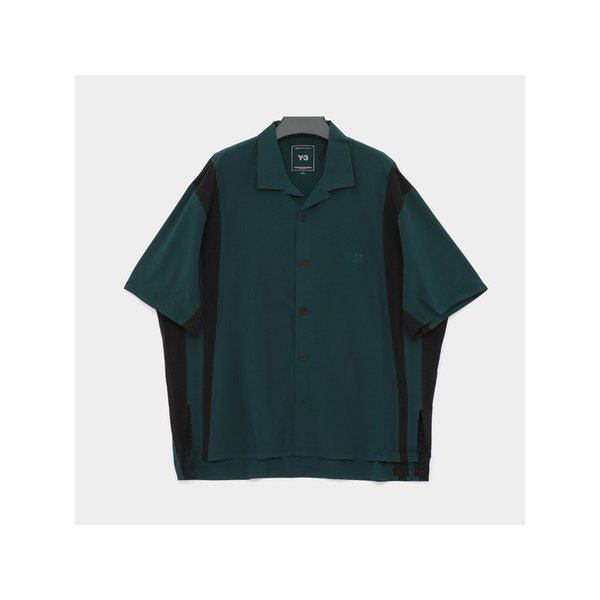와이쓰리 26SS Y3로고 라이트 우븐 반팔 남성 셔츠 KS2645