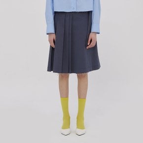 Joy Pleated Skirt_NAVY