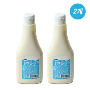 매일 탈지분유 유크림 소프트 달콤한 소프트 연유 500g x 2개