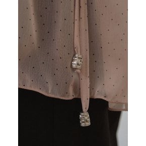 Dot shirring wrap skirt_2color(O26ACC03)