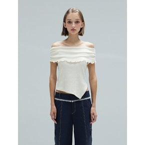 LIDIA OFF SHOULDER T -IVORY