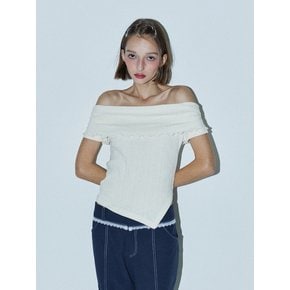 LIDIA OFF SHOULDER T -IVORY