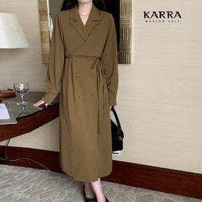 KARRA 트렌치랩더블카라원피스_KB3SOP110C