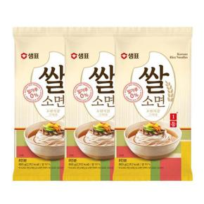 샘표 쌀소면 800g(8인분) x 3개