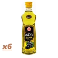 오뚜기 포도씨유 900ml x 6개 /
