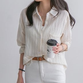 링클워싱 스트라이프 롱 블라우스 NK31 T 12_P338572489