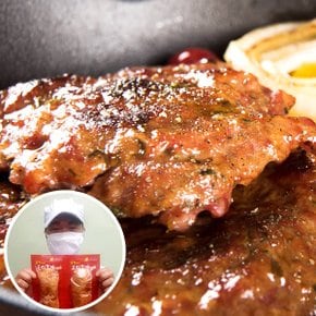[삼호유황오리] 정읍 유황먹인오리 수제떡갈비 100g×4개
