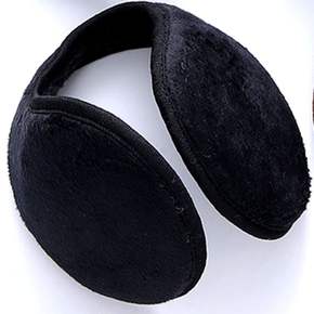 블랙 귀마개 겨울 방한 털 귀도리 귀덮개 13cm