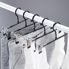 폭조절 가능! 논슬립 스틸 집게 옷걸이 10P
