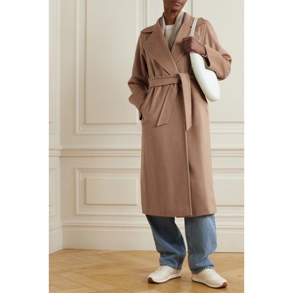 마담 101801 아이콘 더블 브레스트 울 캐시미어 혼방 코트 카멜 665933303132717