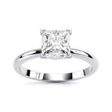 [LAB GROWN DIAMOND][Princess cut IGI 1.81ct D VS1]Allure Four Prong