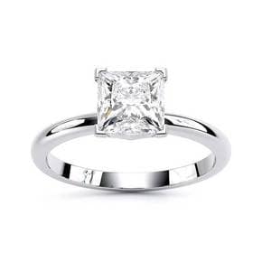 [LAB GROWN DIAMOND][Princess cut IGI 1.81ct D VS1]Allure Four Prong