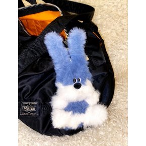 blue rabbit key ring