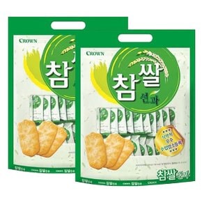 크라운제과 참쌀선과 253g x2개 / 쌀과자