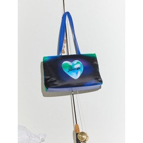 PH SHOPPER BAG/HEART BLACK