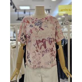 NW 르피타 레터링 나염 티셔츠 L262UTS774 02