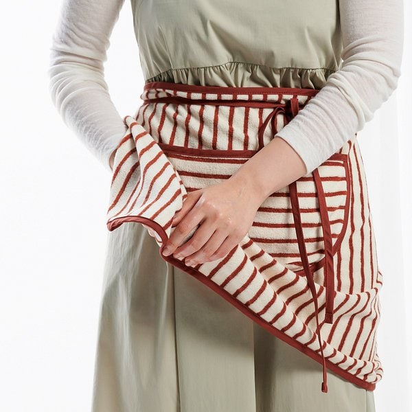 도톰한 테리 코튼 하프 앞치마_45_브릭 J615902001900