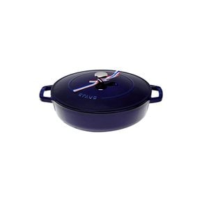 staub 스토우브 블레이저 소테판 글램블- 28cm 크다 양손 주물 호로우 냄비