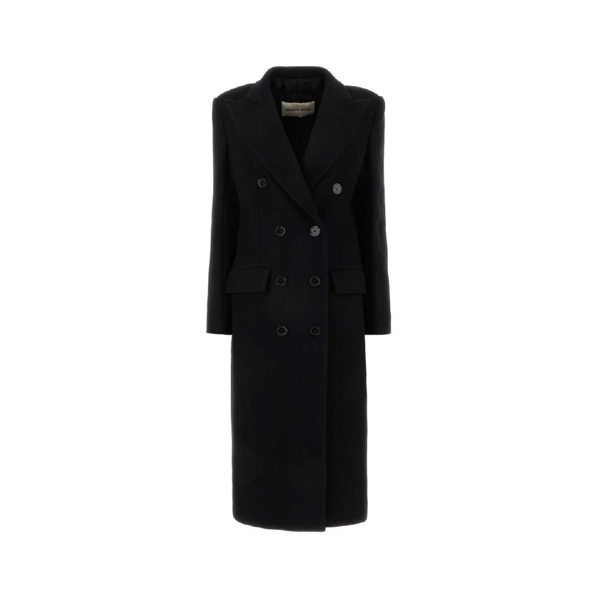 コート ALEXANDRE VAUTHIER COAT (233COA1952 BLACK) ALEXANDRE VAUTHIER Black wool blend coat 233COA1952 BLACK